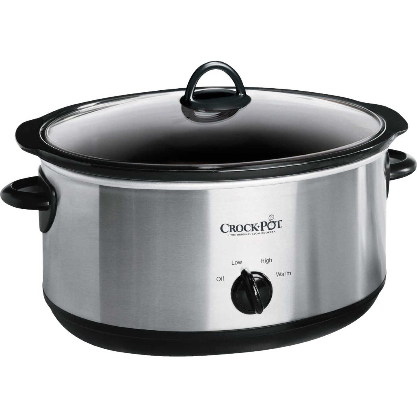 Crock-Pot 7 Qt. Stainless Steel Manual Slow Cooker Image 1