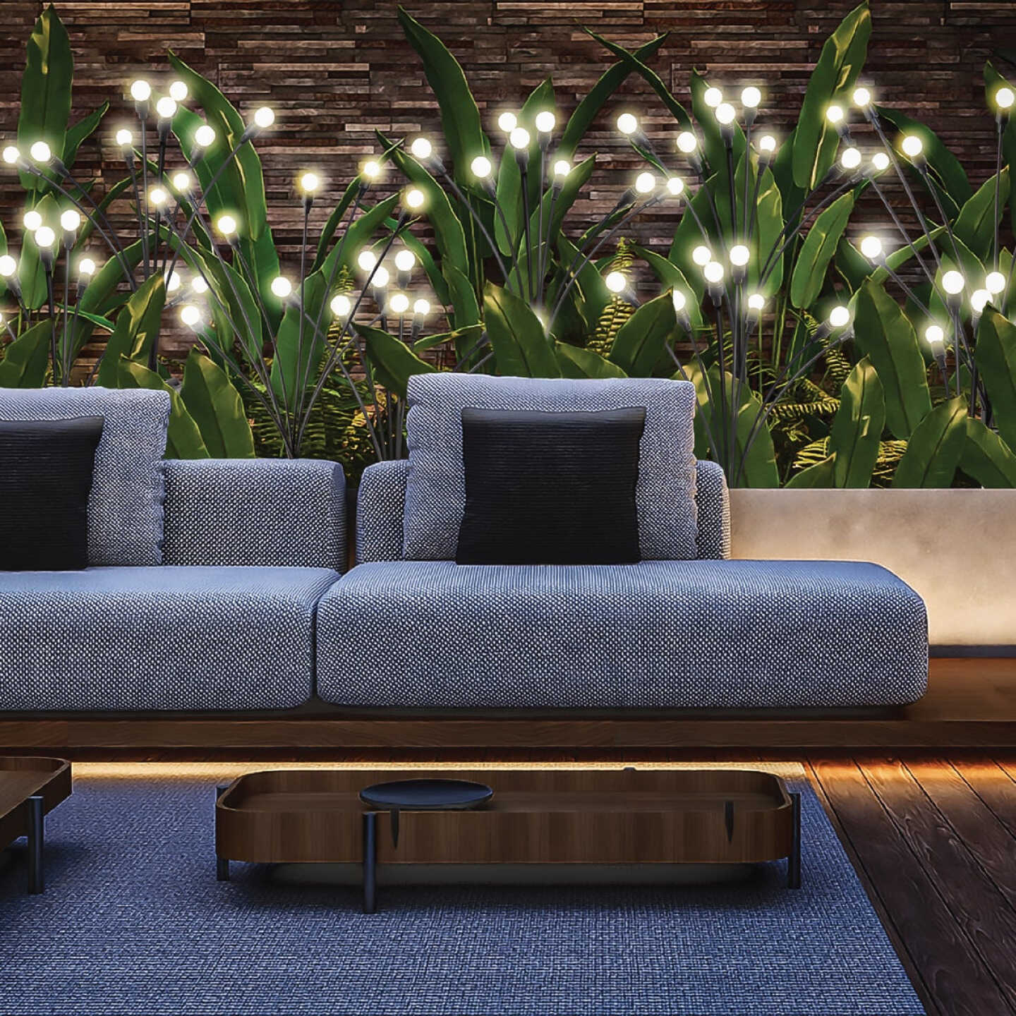 Sensor Brite Solar Garden Stake Lights (2-Pack) Image 2