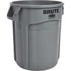 Rubbermaid Commercial Brute 20 Gal. Gray Vented Trash Can Image 1
