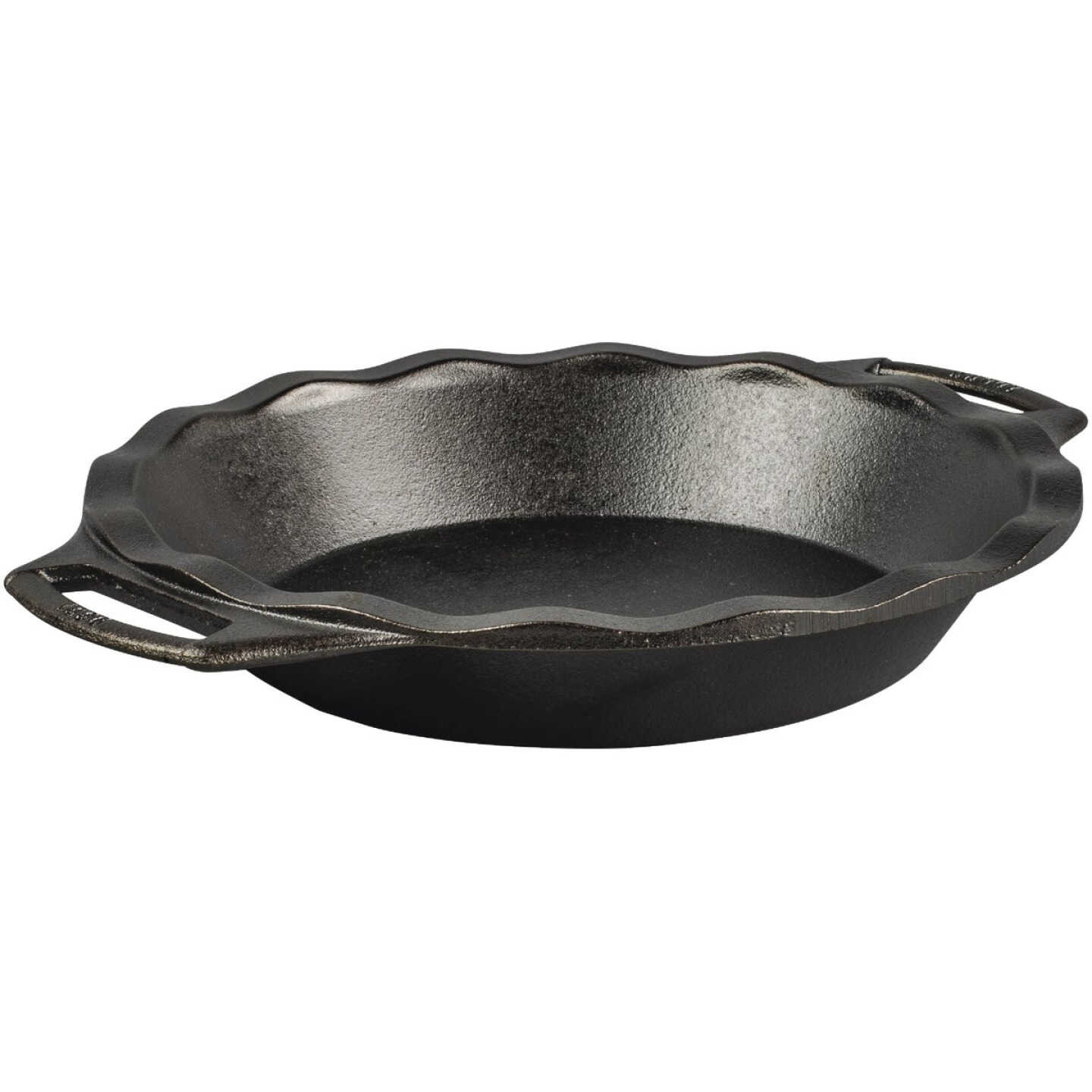 Lodge 9 In. Seasoned Cast Iron Pie Pan with Dual Handles Image 1