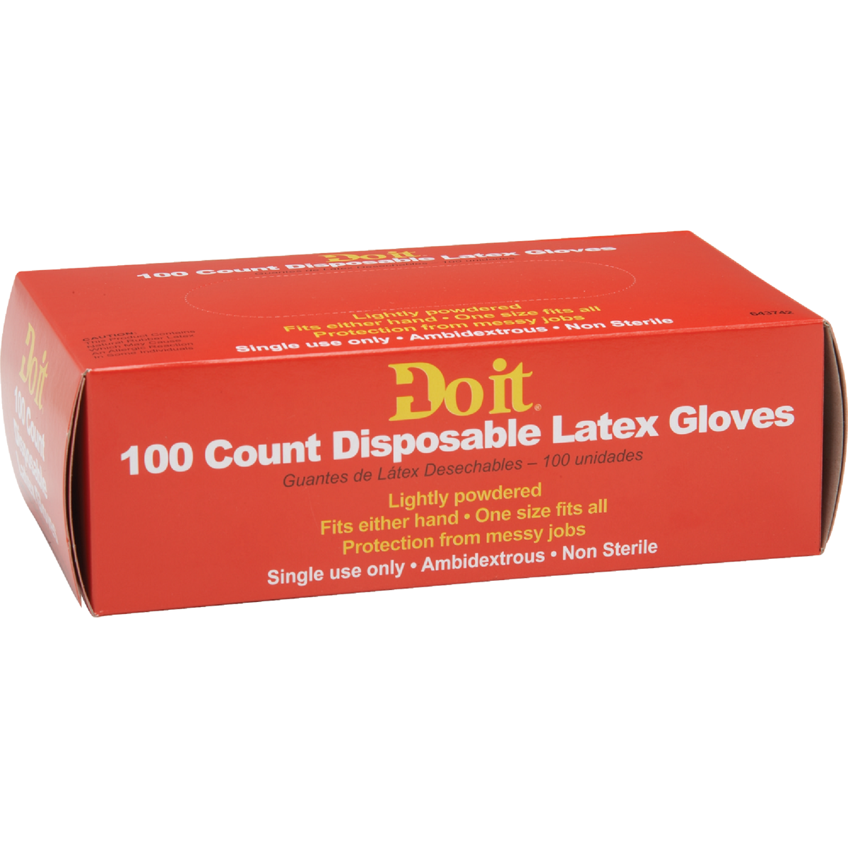 Do it 1 Size Fits All 1-Use Latex Disposable Glove (100-Pack) Image 4