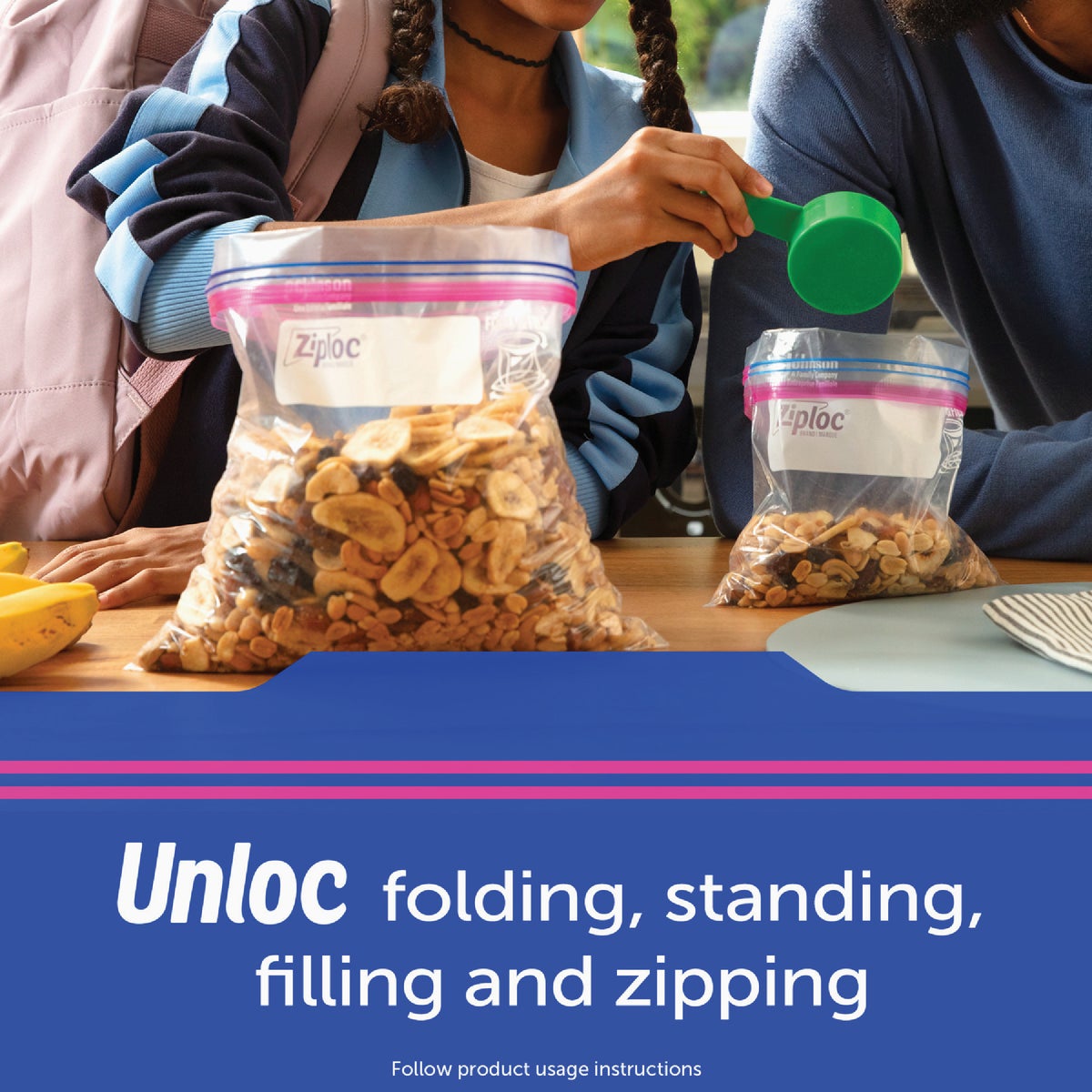 Ziploc 1 Qt. Double Zipper Food Storage Bag (29-Count) Image 6