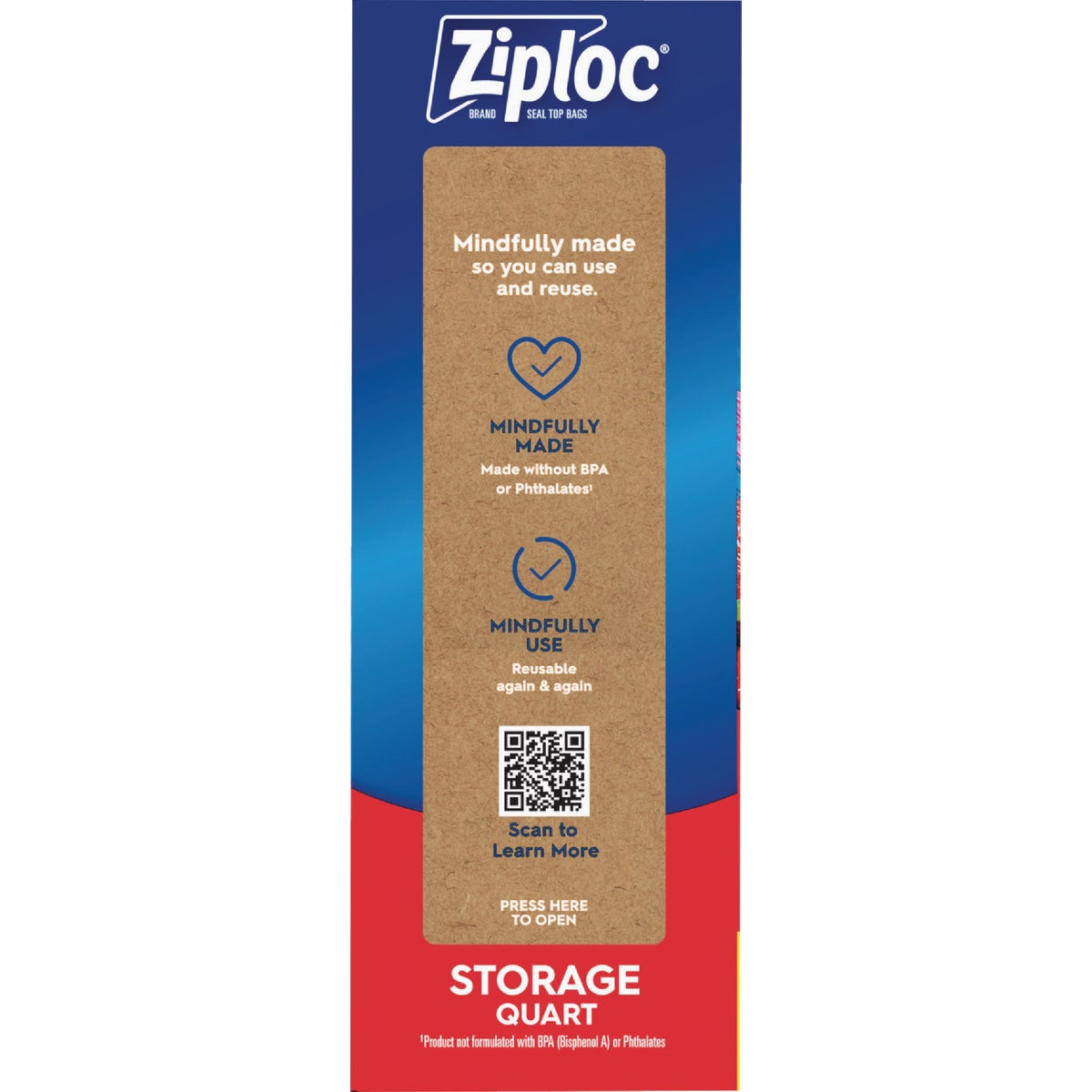 Ziploc 1 Qt. Double Zipper Food Storage Bag (29-Count) Image 7