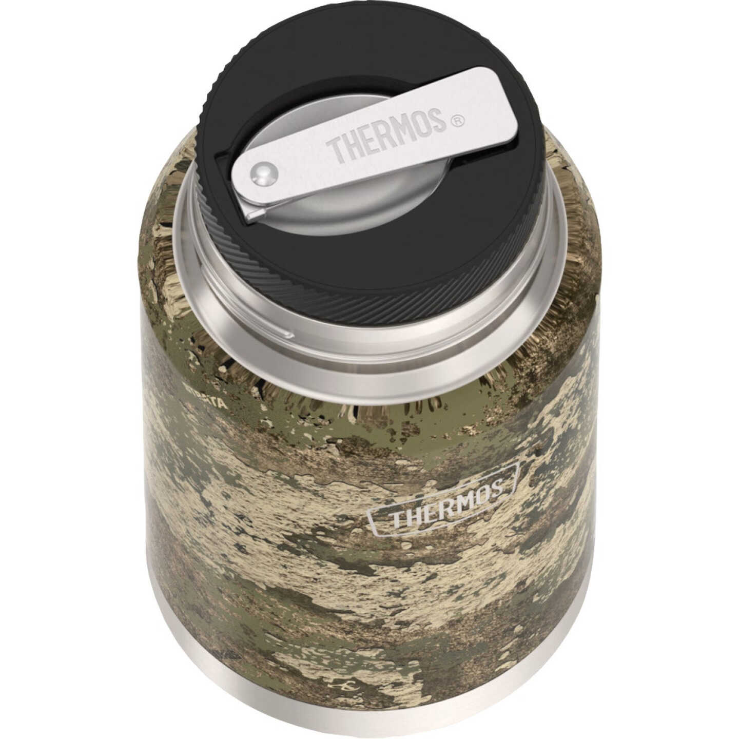 Thermos 24 Oz. Icon Camo Food Jar with Stainless Steel Spoon Image 3