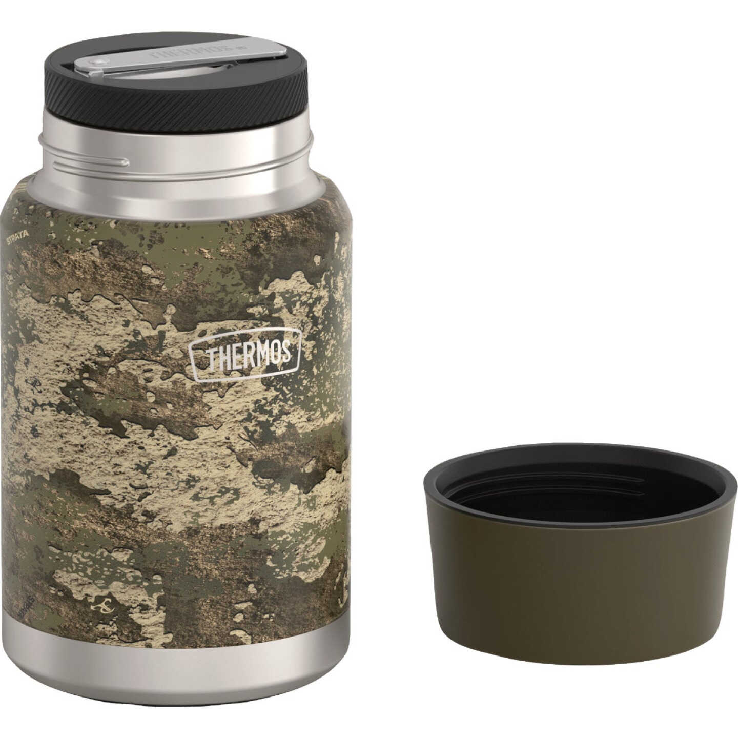 Thermos 24 Oz. Icon Camo Food Jar with Stainless Steel Spoon Image 2