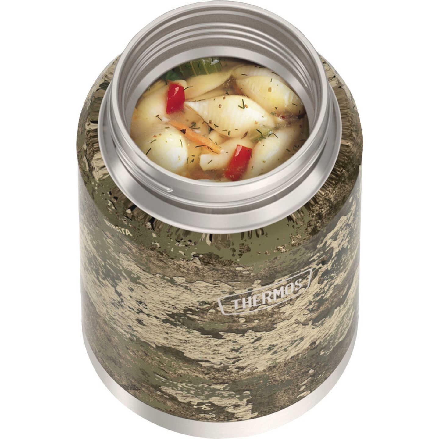 Thermos 24 Oz. Icon Camo Food Jar with Stainless Steel Spoon Image 4