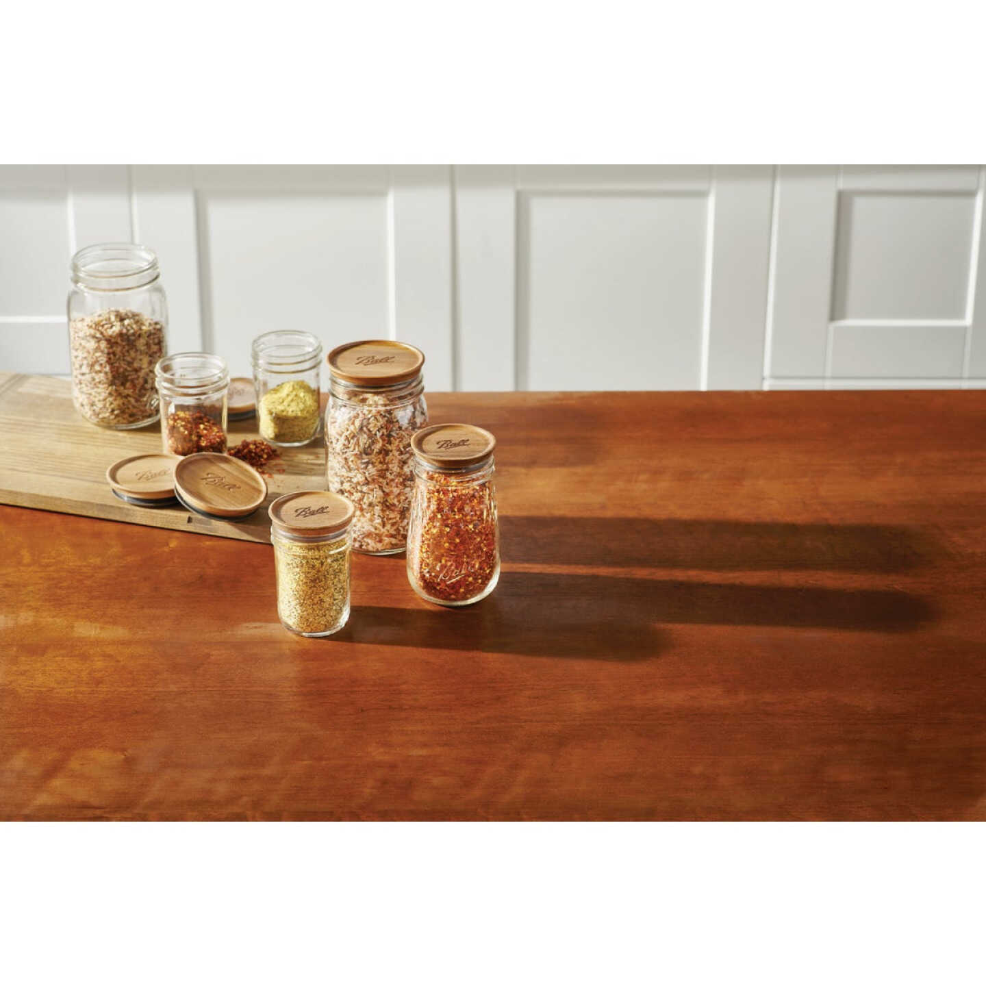 Ball Regular Mouth Wooden Lids (3-Pack) Image 2