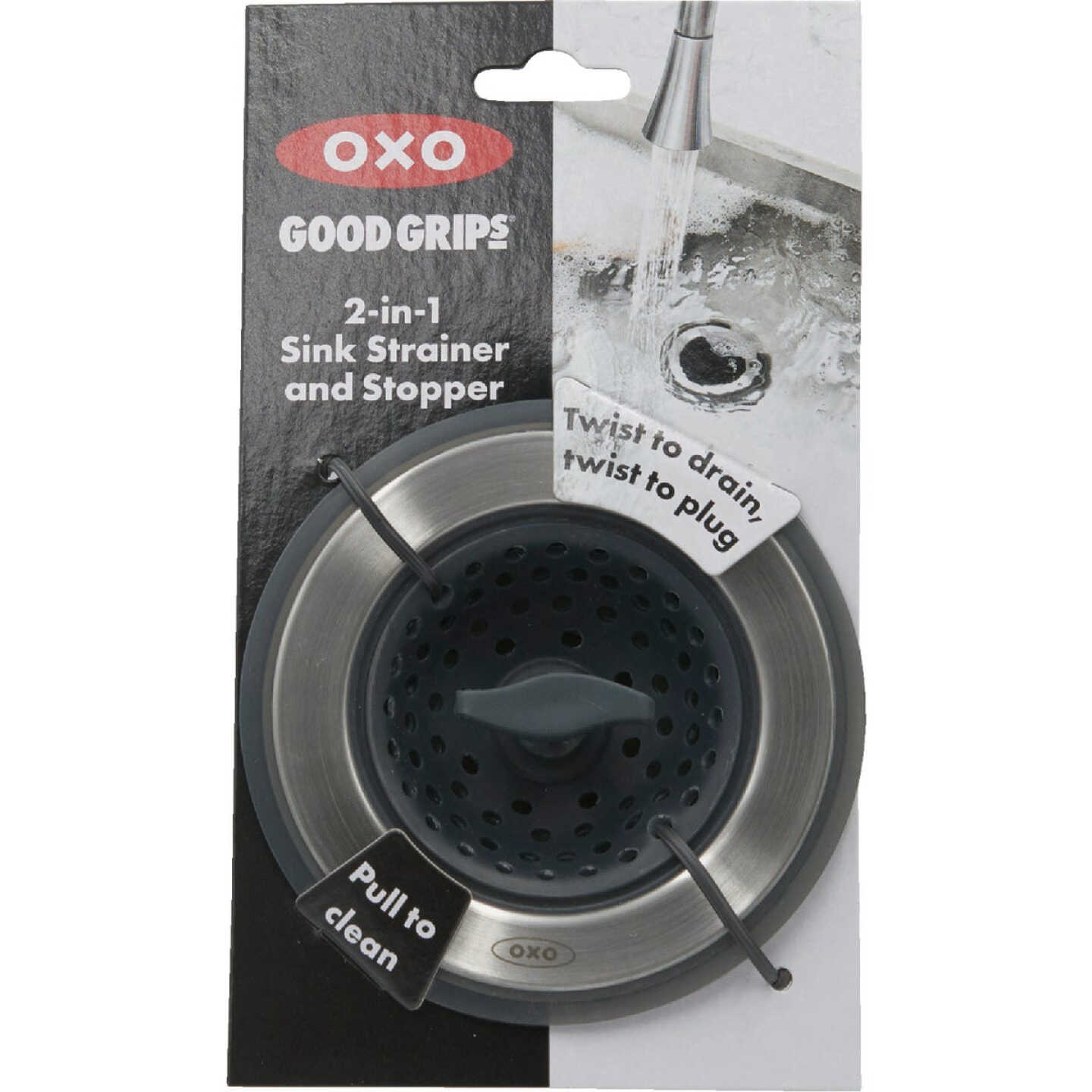 OXO Good Grips 2-In-1 Sink Strainer & Stopper Image 7