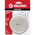 VELCRO Brand 3/4 In. x 5 Ft. White Sticky Back Reclosable Hook & Loop Roll Image 1