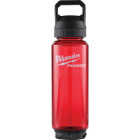 Milwaukee PACKOUT 34 Oz. Plastic Bottle with Chug Lid, Red Image 1