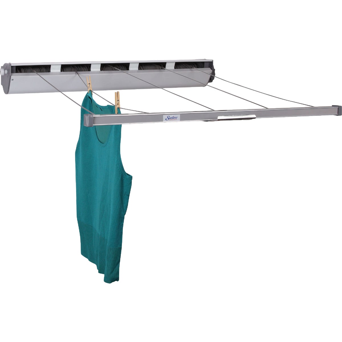 Household Essentials Sunline 34 Ft. 125 Lb. Capacity Aluminum Retractable Clothesline Image 2