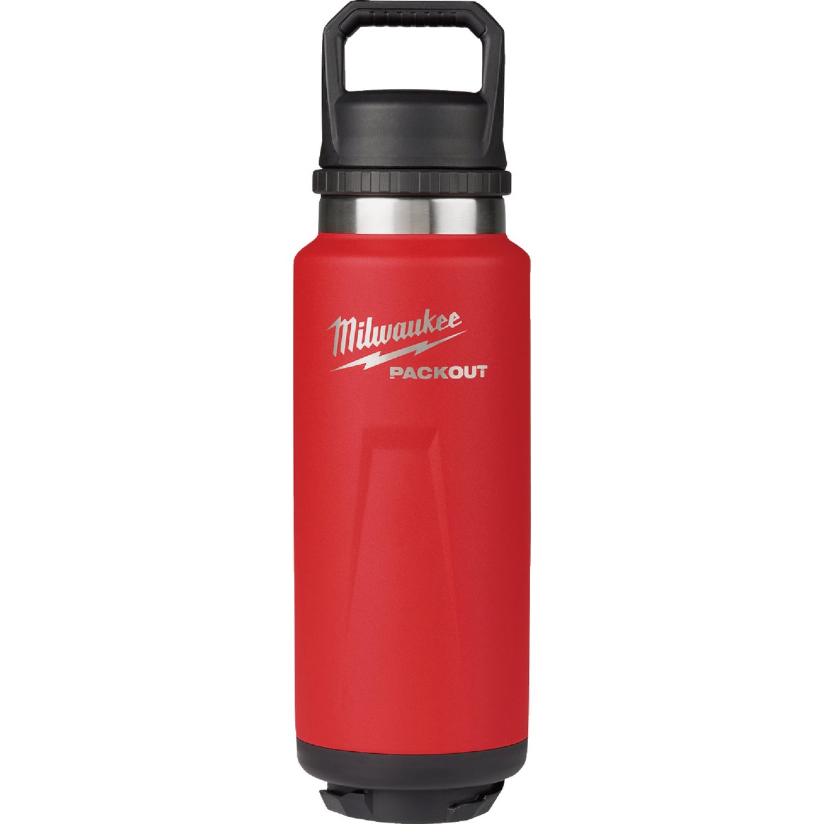 Milwaukee PACKOUT 36 Oz. Red Insulated Bottle with Chug Lid Image 1