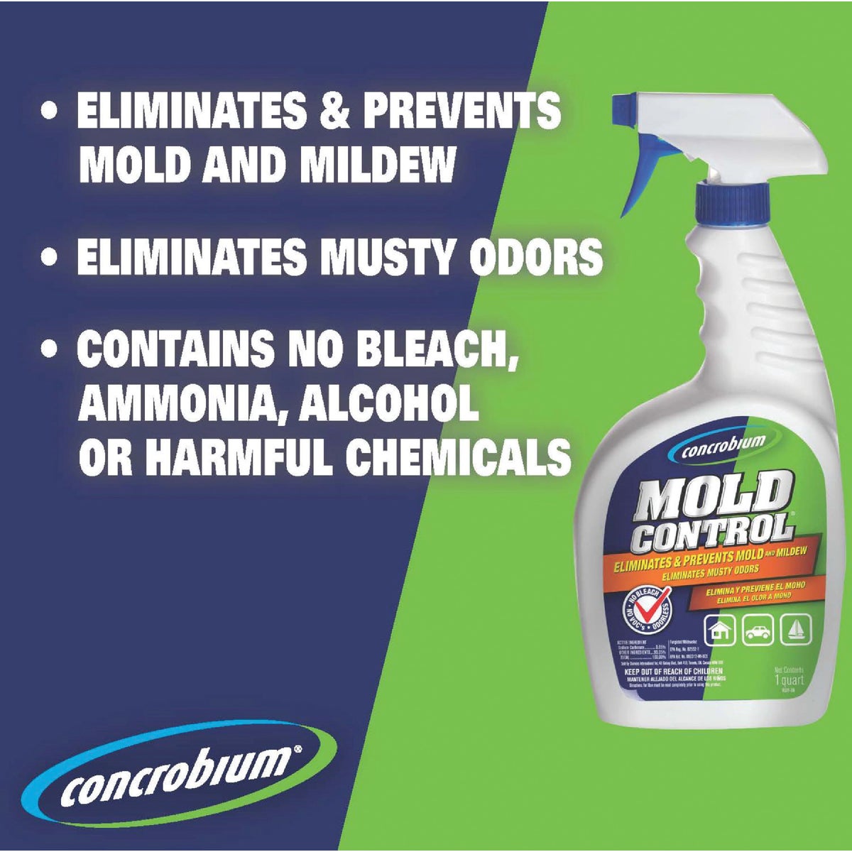 Concrobium Mold Control 1 Gal. Stops & Prevents Mold & Mildew Inhibitor  Image 2