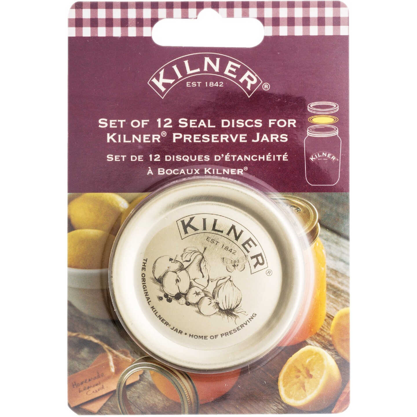 Kilner Regular Mouth Preserve Jar Canning Lid (12-Count) Image 2