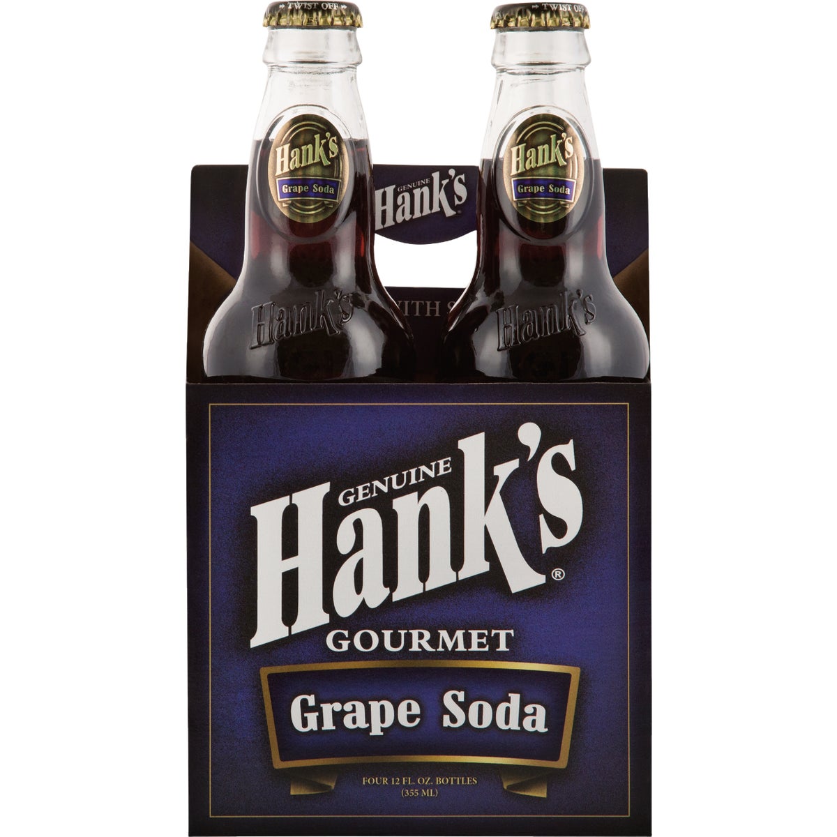 Hank's 12 Oz. Premium Grape Soda (4-Pack) Image 2