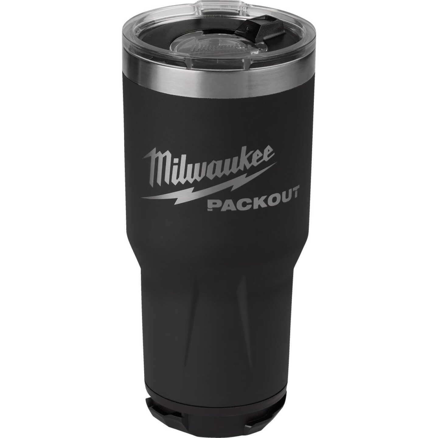 Milwaukee PACKOUT 30 Oz. Black Insulated Tumbler Image 1
