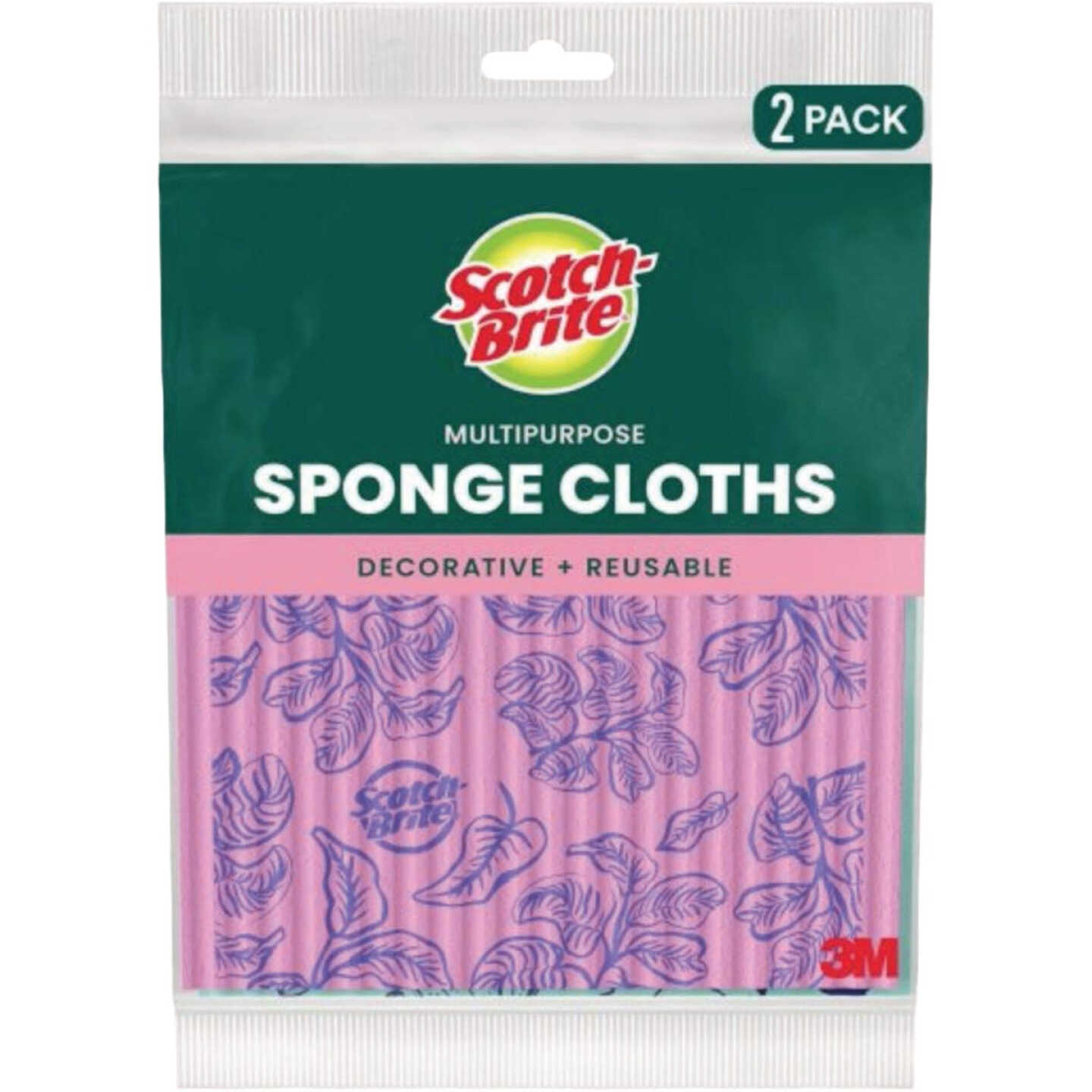Scotch-Brite Multi-Purpose Printed Sponge Cloth (2-Pack) Image 1