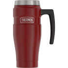 Thermos Stainless King 16 Oz. Rustic Red Travel Mug Image 1