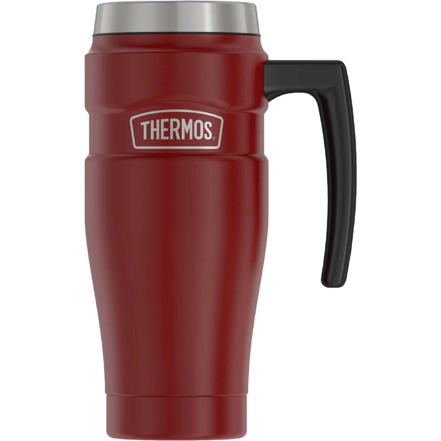 Thermos Stainless King 16 Oz. Rustic Red Travel Mug Image 1