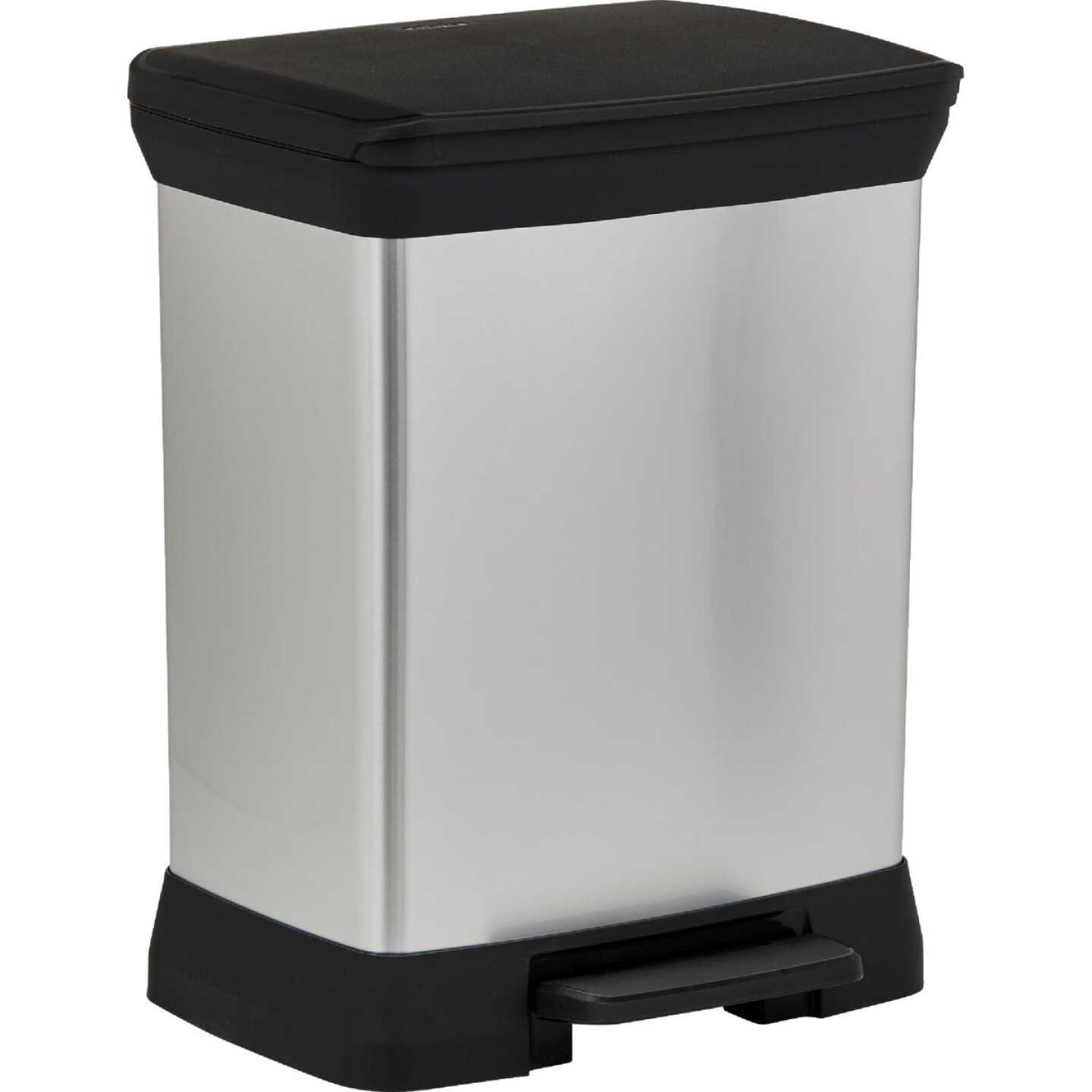 Curver Deco 8 Gal. Trash Bin Image 1