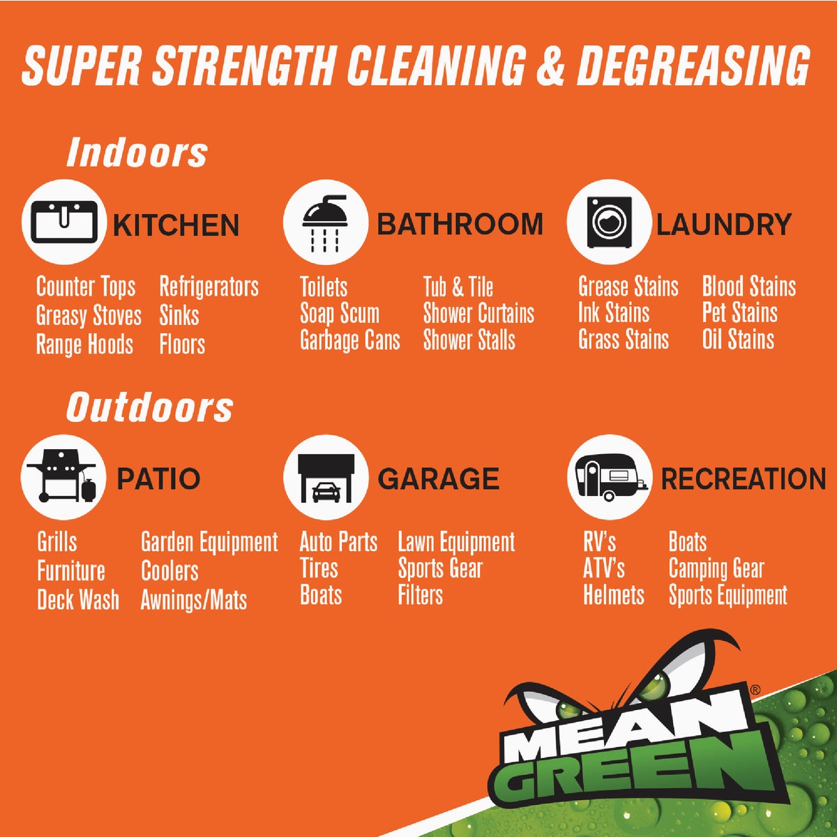Mean Green 32 Oz. Super Strength Cleaner & Degreaser  Image 3
