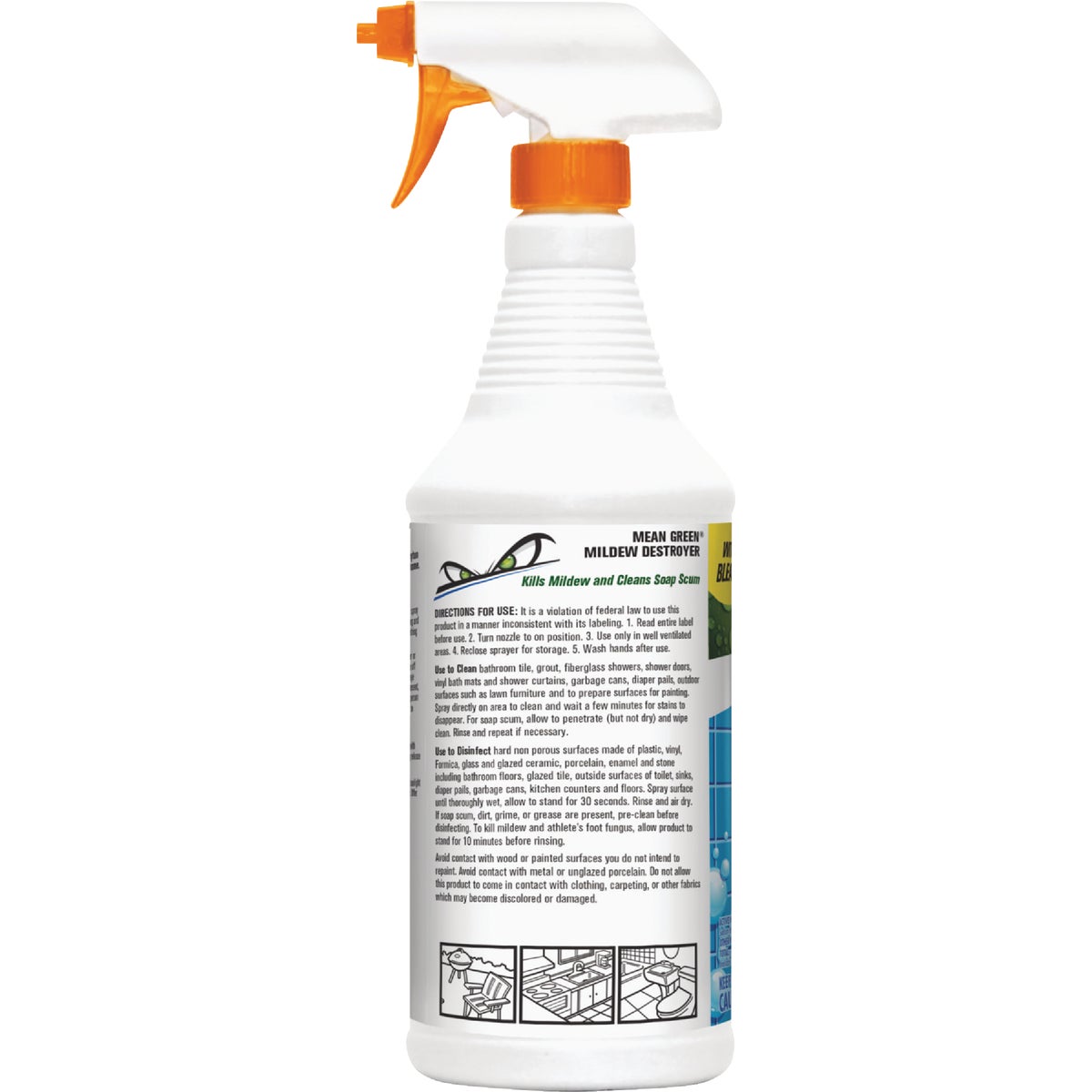 Mean Green 32 Oz. Mildew Destroyer And Cleaner Image 2