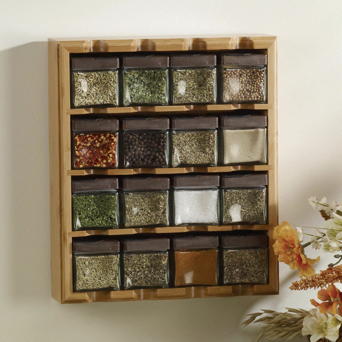 Kamenstein Inspirations 3-In-1 Bamboo Spice Rack Image 3