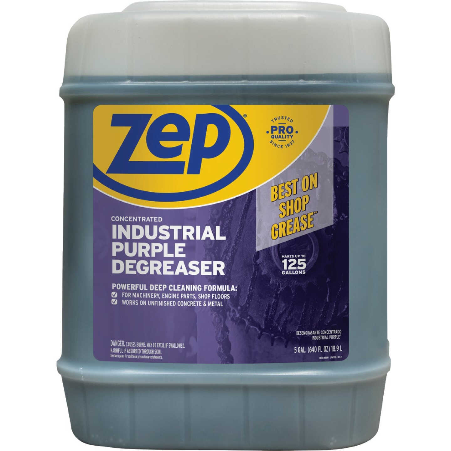 Zep 5 Gal. Industrial Purple Cleaner & Degreaser Concentrate Image 1
