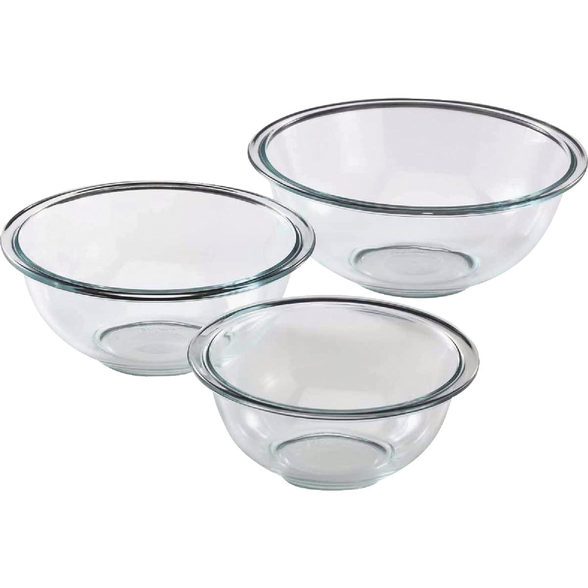 Pyrex Prepware Glass Mixing Bowl Set (3-Piece) Image 2