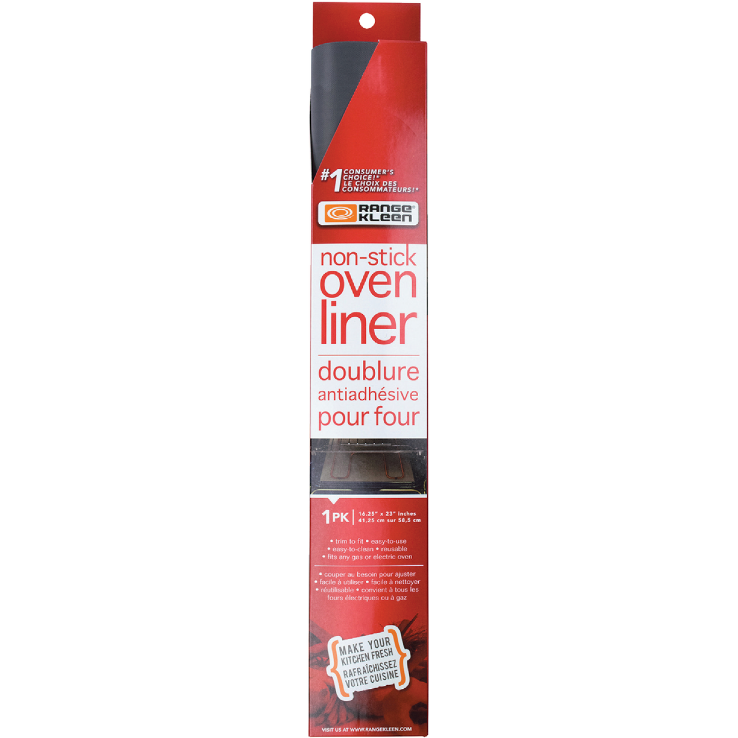 Range Kleen 16.25 In. x 23 In. Non-Stick Oven Liner Image 1