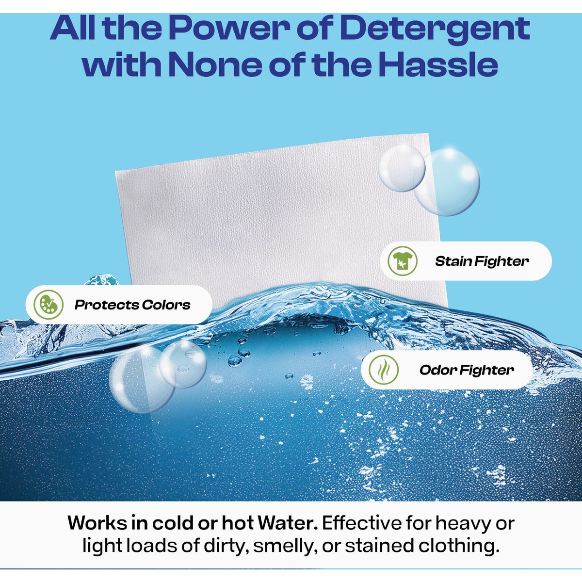 Happy Hour Laundry Detergent Sheets, Fresh Scent (60-Ct.) Image 3