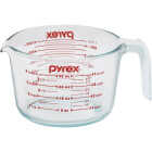 Pyrex Prepware 4 Cup Clear Glass Measuring Cup Image 1