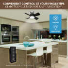 Bell+Howell Black Ceiling Socket Fan/Light Image 4