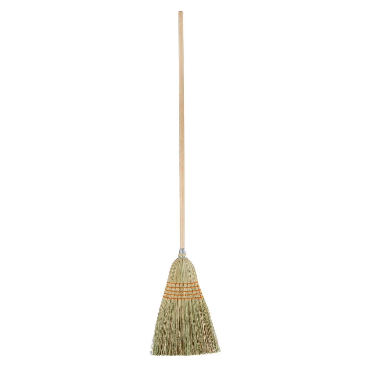 11.5 In. W. x 54.5 In. L. Natural Wood Handle Lightweight House Corn Broom Image 2