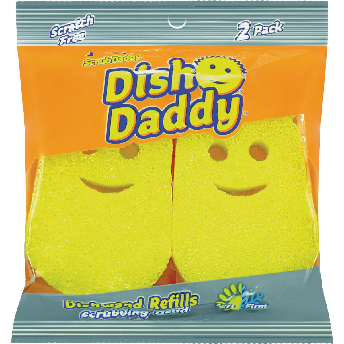 Scrub Daddy Dish Daddy Dishwand Refill Head (2-Pack) Image 3