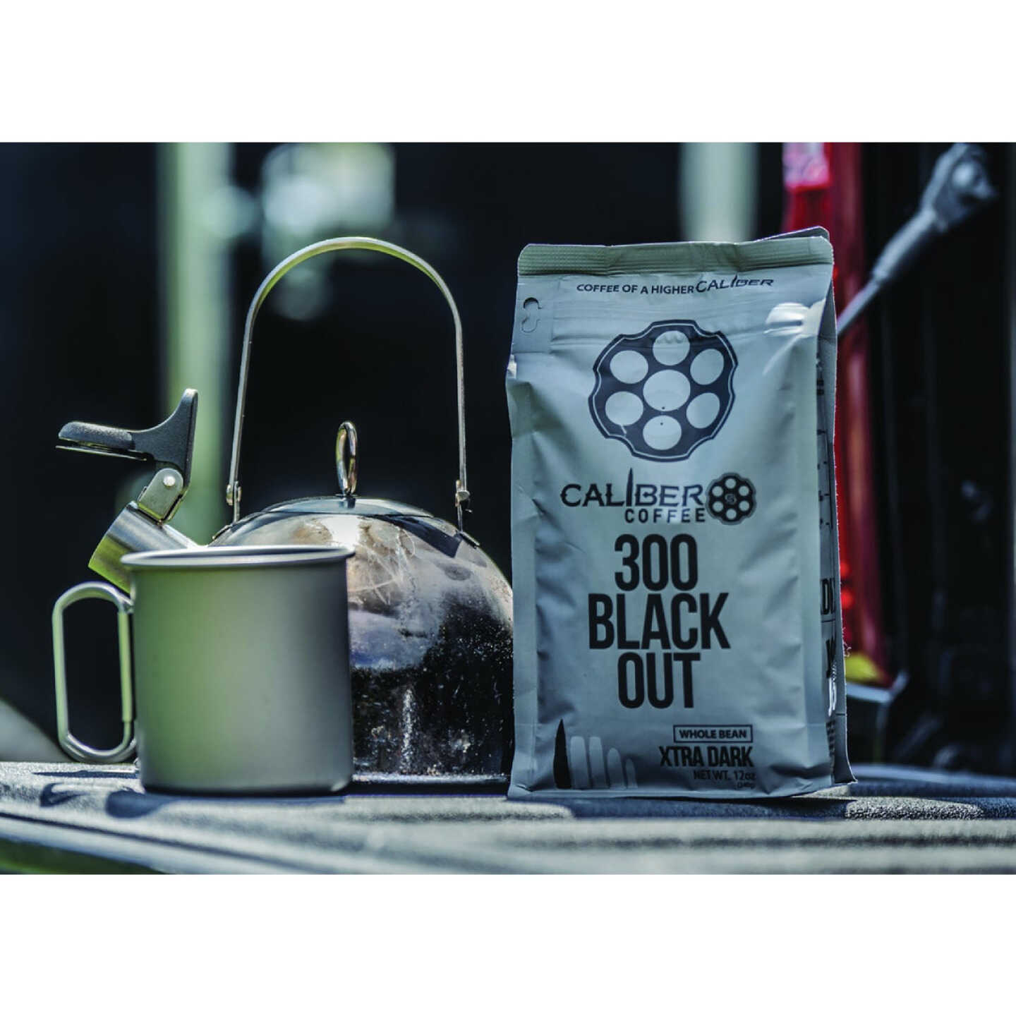 Caliber Coffee 300 Blackout Whole Bean Extra Dark Roast, 12 Oz. Bag Image 3