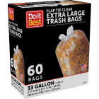 Do it Best 33 Gal. Extra Large Clear Trash Bag (60-Count) Image 2