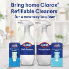 Clorox Fresh Scent Bleach-Free Bathroom Foamer Refillable Cleaner Starter Kit Image 2