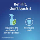 Clorox Fresh Scent Bleach-Free Bathroom Foamer Refillable Cleaner Starter Kit Image 4