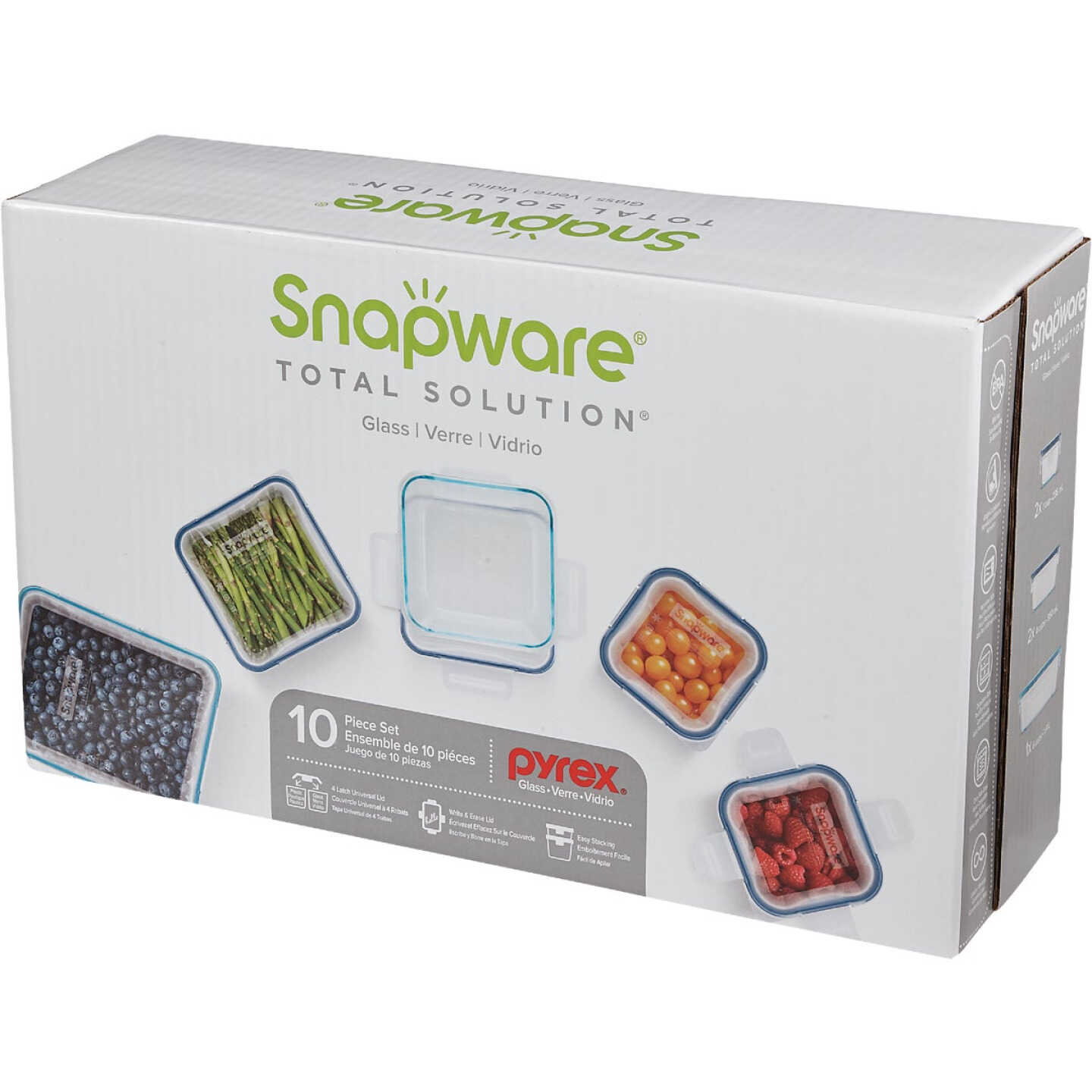 Snapware Total Solution Glass Storage Container Set (10-Piece) Image 3