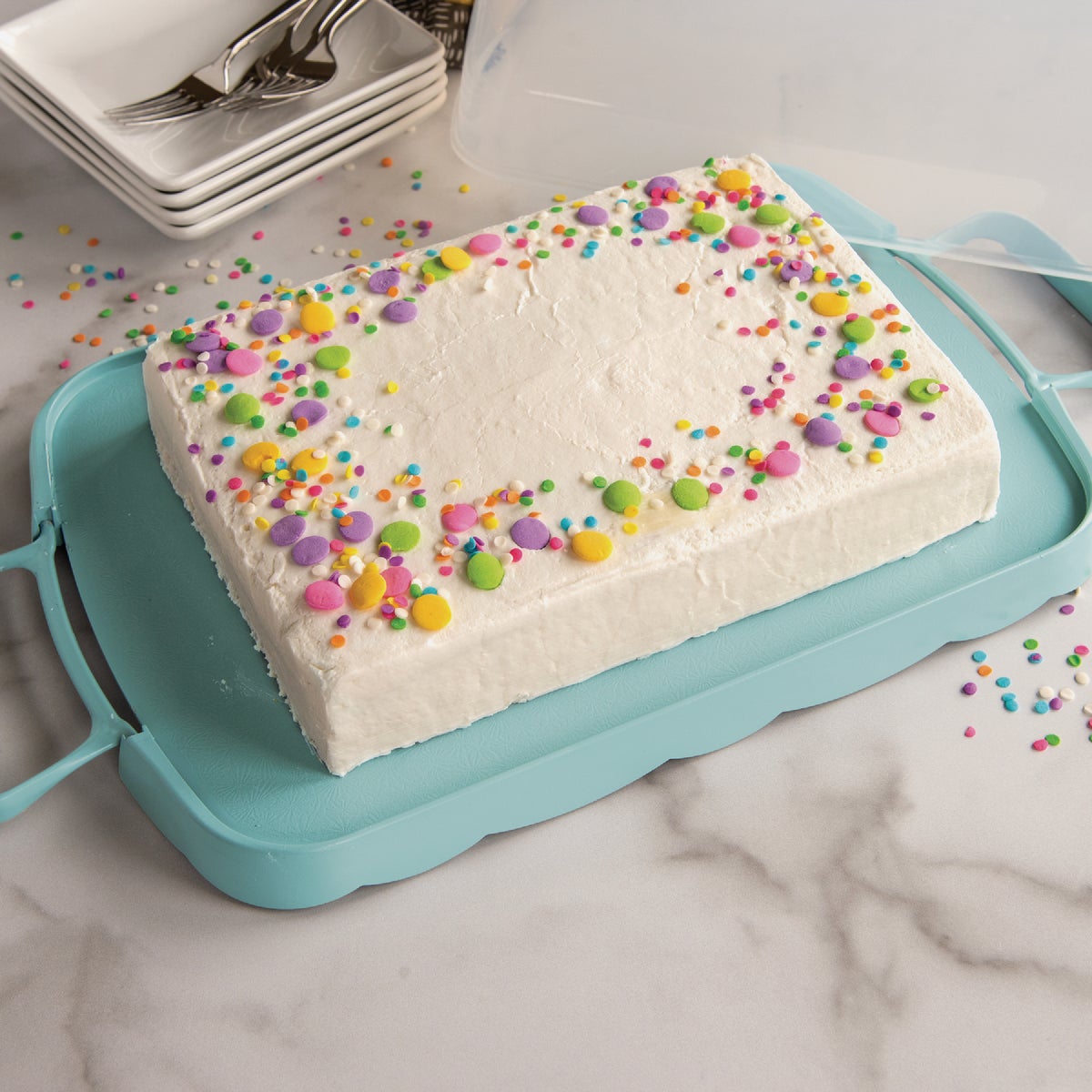 Nordic Ware Reversible Cake & Cupcake Carrier Image 2