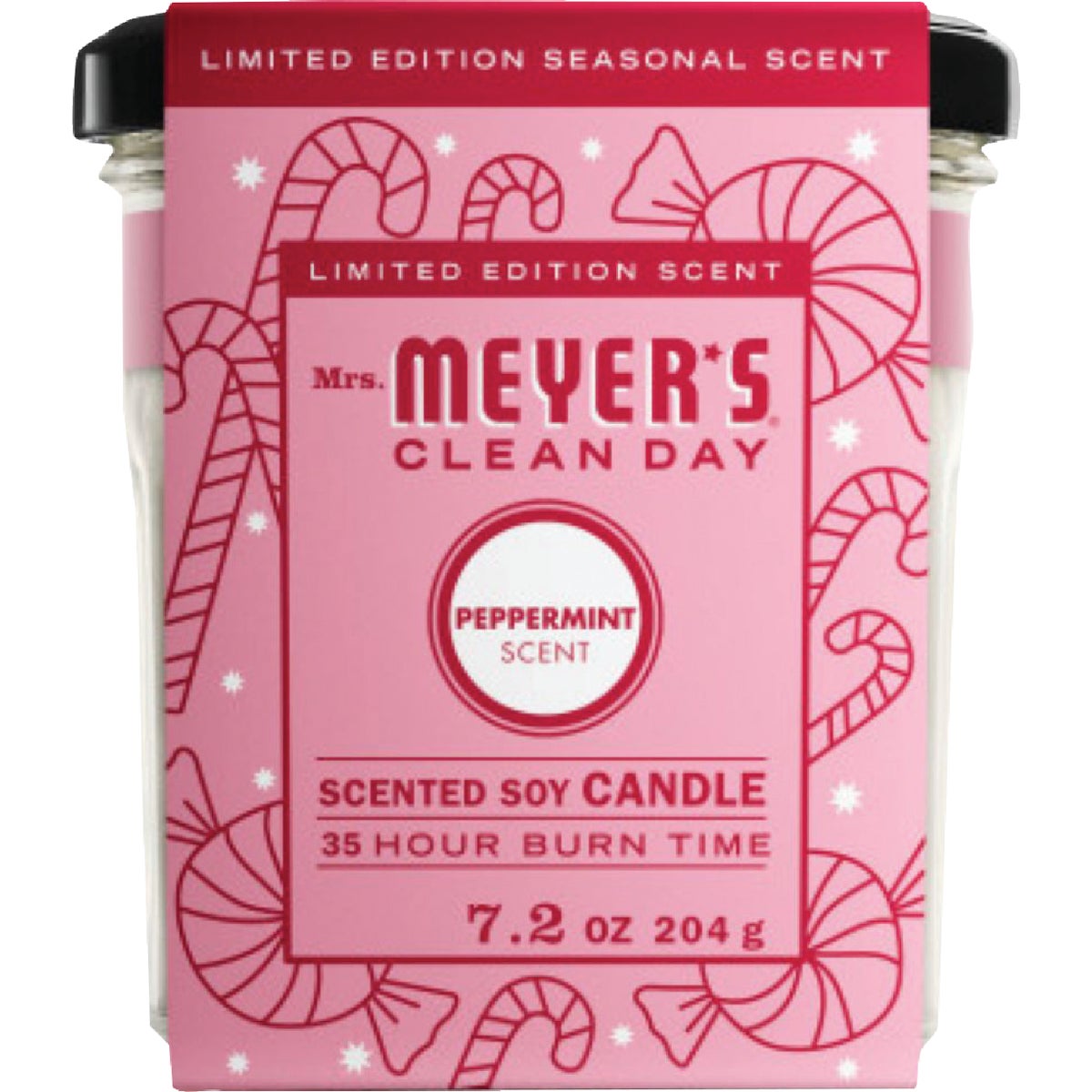 Mrs. Meyer's Clean Day 7.2 Oz. Peppermint Large Soy Candle Image 7