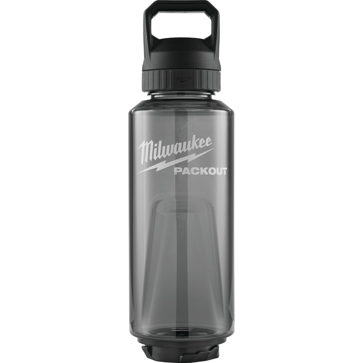 Milwaukee PACKOUT 48 Oz. Plastic Bottle with Chug Lid, Black