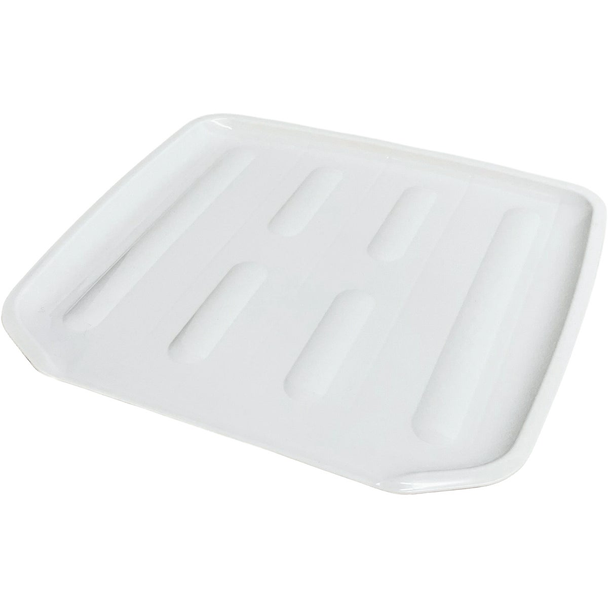 Grayline 14.6 In. W x 16.1 In. L White Drainer Tray Image 1