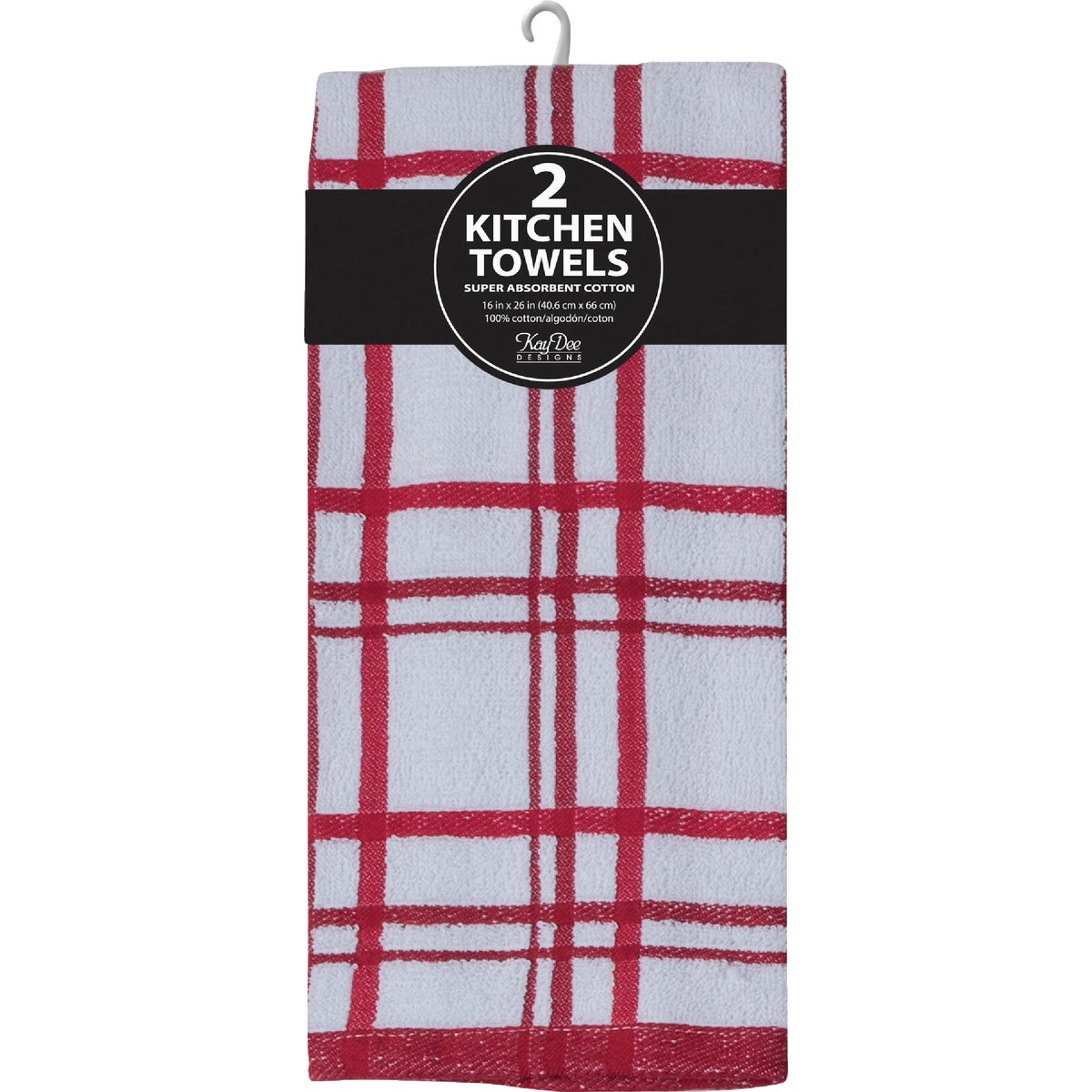  Kay Dee Designs Cinnabar Terry Kitchen Towel (2-Pack) Image 2