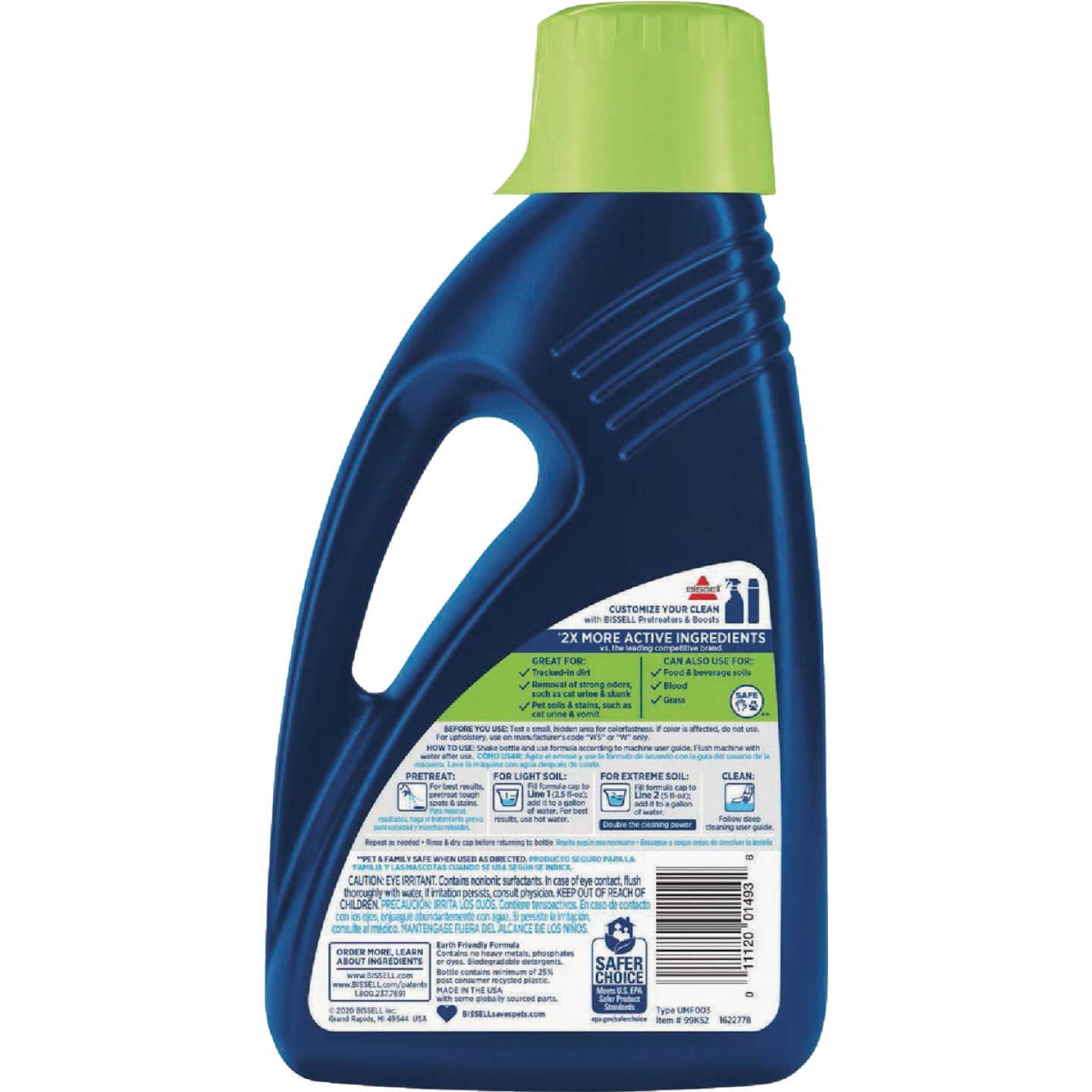 Bissell 60 Oz. Pet Stain & Odor Upright Carpet Cleaning Formula Image 2