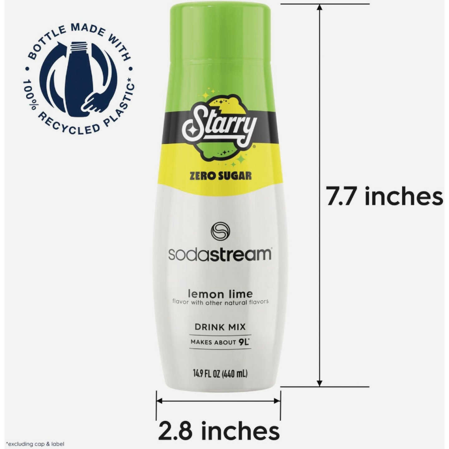 SodaStream 14.9 Oz. Starry Zero Sugar Lemon Lime Sparkling Beverage Mix Image 2