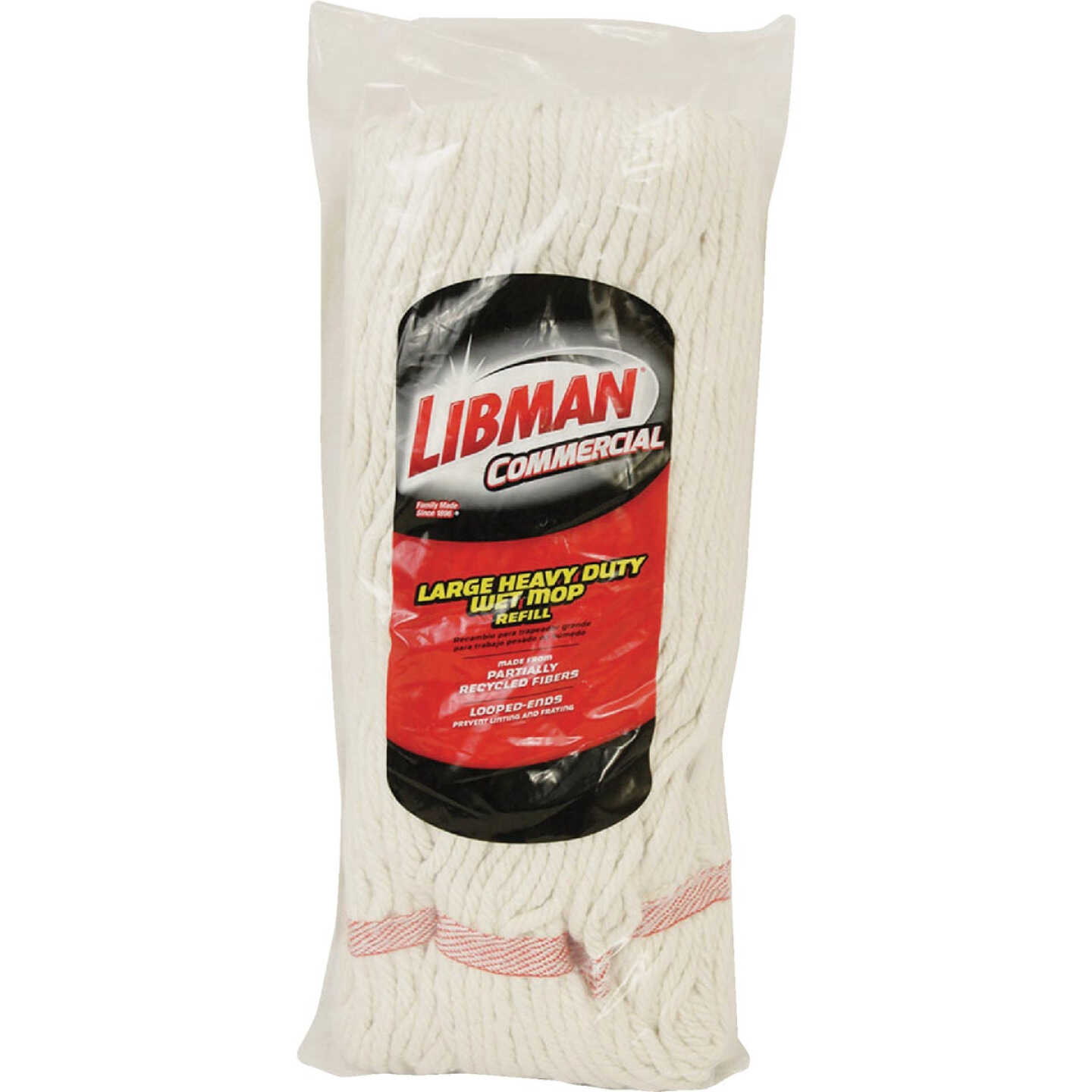 Libman Large Cotton Looped-End Wet Mop Refill Image 2