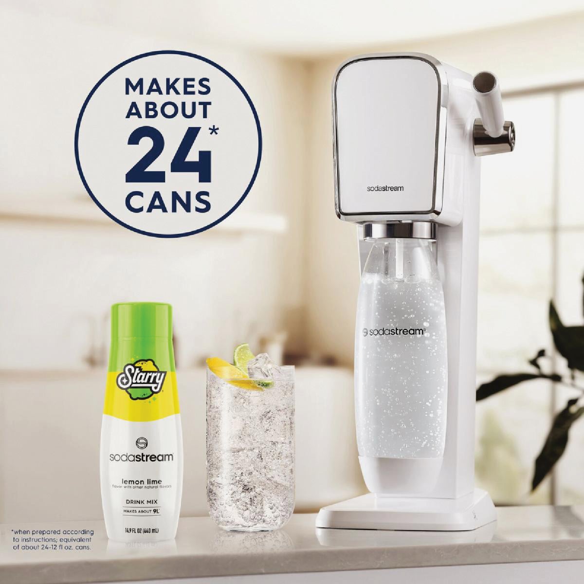 SodaStream 14.9 Oz. Starry Lemon Lime Sparkling Beverage Mix Image 2