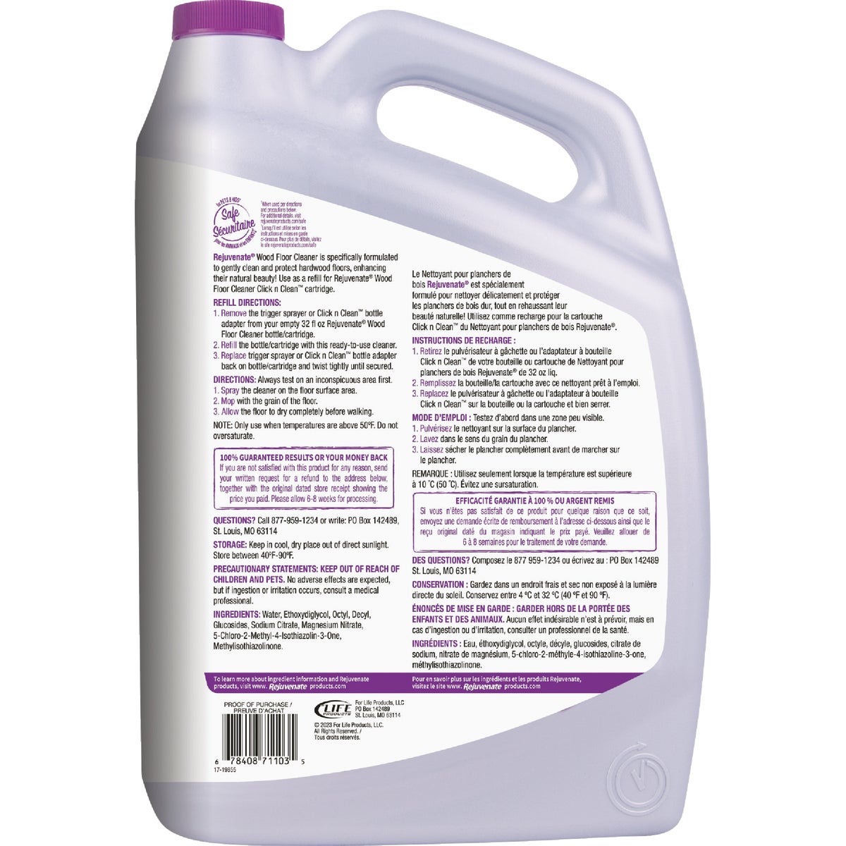 Rejuvenate 128 Oz. Wood Floor Cleaner Refill Image 3